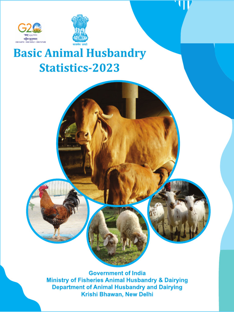 2023 Basic Animal Husbandry Statistics | PDF | Livestock | Sheep