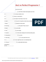 Present Perfect or Perfect Continuous (Progressive) Tenses Worksheet