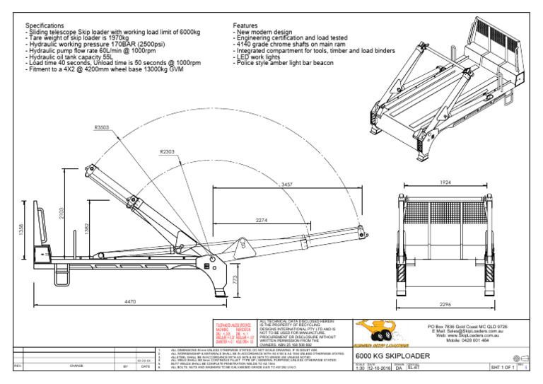 6000kg Sliding Telescope Skip Loader | PDF