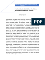 Política Pública de Bienestar y Protección Animal