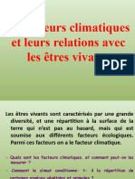 Les Facteurs Climatiques PPT 3