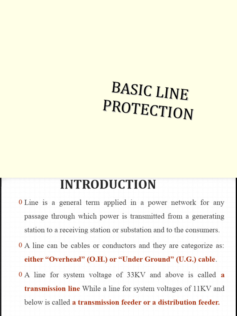 Transmission Line Protection Schemes | PDF | Relay | Electric Power ...