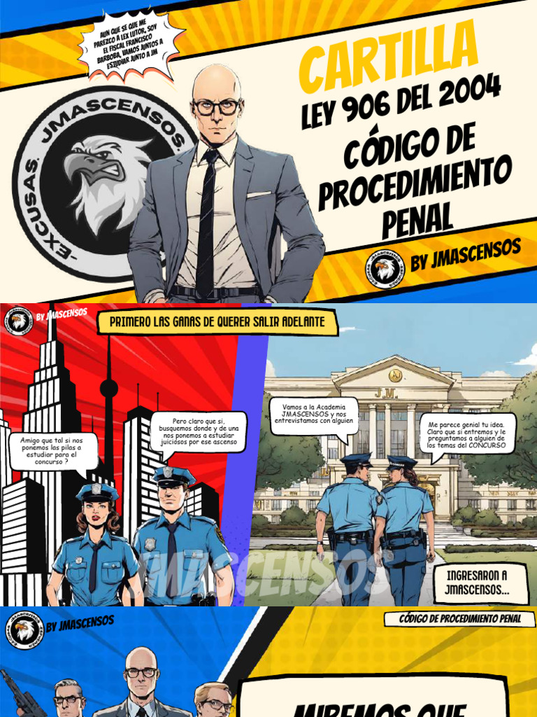 Cartilla LEY 906 CODIGO DE PROCEDIMIENTO PENAL - JMASCENSOS | PDF ...