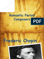 Composers During Romantic Period