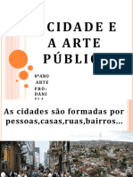 A Cidade e A Arte Pública
