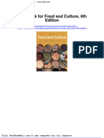 Full Test Bank For Food and Culture 6Th Edition PDF Docx Full Chapter Chapter