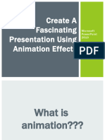 Leson#6.1 - Creating A Facinating Presentation Using Animation Effects