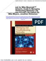 Download Full Test Bank For Mike Meyers Comptia Network Guide To Managing And Troubleshooting Networks Lab Manual Exam N10 007 5Th Edition By Mike Meyers Jonathan Weissman 13 pdf docx full chapter chapter