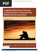 CBT Manual for Veterans' Voices | PDF | Psychotherapy | Cognitive ...
