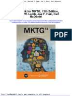 Full Test Bank For MKTG 13Th Edition Charles W Lamb Joe F Hair Carl Mcdaniel PDF Docx Full Chapter Chapter
