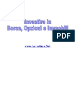 (Ebook - Ita) Fare Soldi, Guida Investire Borsa, Opzioni E Immobili (Giacomo Bruno, Invest Ire, Guadagnare Ma