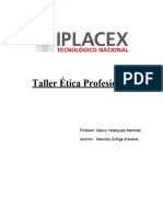 Taller Etica Profesional - Mauricio - Zúñiga