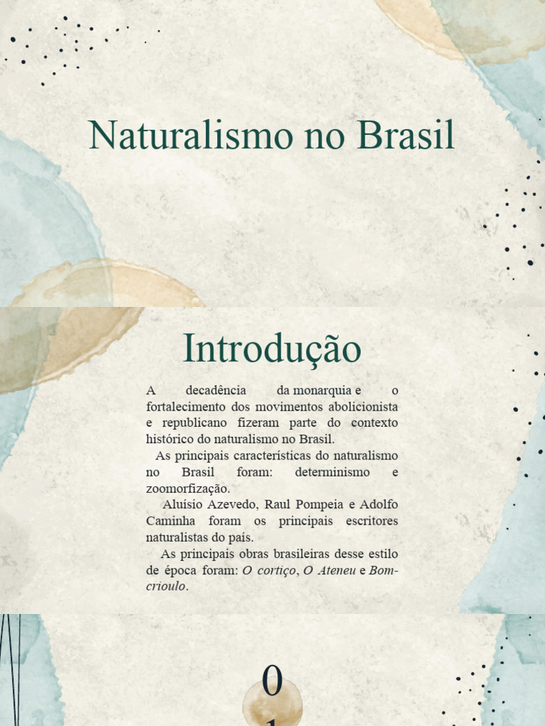 Naturalismo no Brasil: Contexto e Obras | PDF | Realismo (artes) | Science