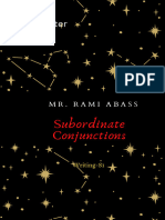 Subordinating Conjunctions Mr. Rami