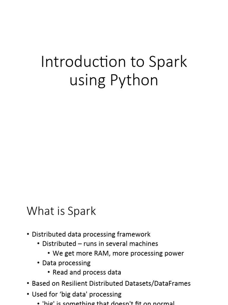 Spark Using Python | PDF | Apache Spark | Anonymous Function