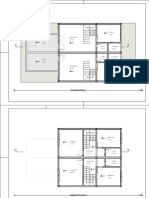 Casa Popular - Plantas e Cortes - Modelo Do Trabalho de Edificações III