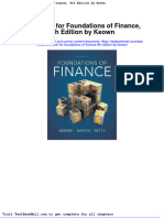 Full Test Bank For Foundations of Finance 8Th Edition by Keown PDF Docx Full Chapter Chapter