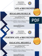 Certificates Template