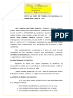 Inicial de Acordo de Oferecimento de Alimentos