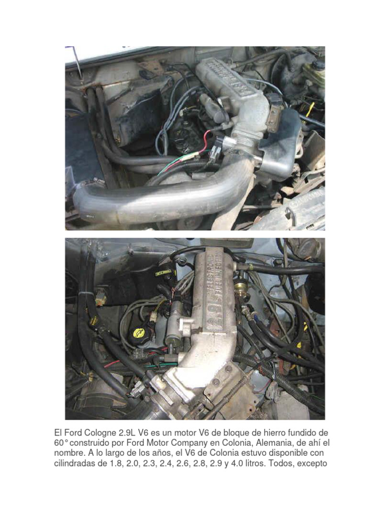 Orden de encendido Ford Ranger 2.9 V6 | PDF | Propulsión | Partes de ...