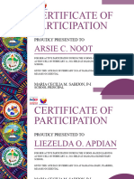 Violet Modern Attendance Certificate (Autosaved)