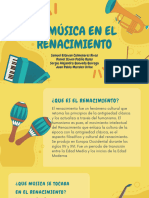 Presentación Música e Instrumentos Divertida Infantil Amarillo