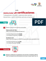 Procedimiento - Certificación Laboral - Trabajadores Oficiales y Personal de Carrera