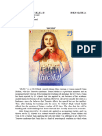 MONTEROLA, AJ (A Reflection About Hichki Movie)