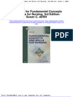 Full Test Bank For Fundamental Concepts and Skills For Nursing 3Rd Edition Susan C Dewit PDF Docx Full Chapter Chapter