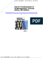 Download Full Test Bank For Fundamentals Of Financial Management Concise Edition 9Th Edition pdf docx full chapter chapter