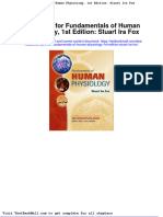 Full Test Bank For Fundamentals of Human Physiology 1St Edition Stuart Ira Fox PDF Docx Full Chapter Chapter