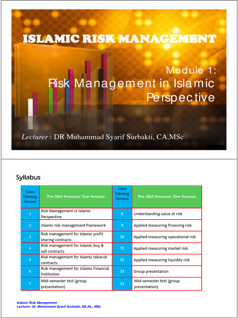 2 Islamic Risk Management & Takaful (Enhanced) | PDF | Abrahamic Religions