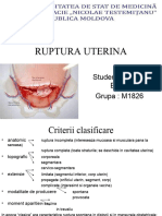 Ruptura de Col Uterin Si de Uter