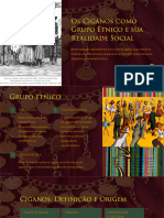Os Ciganos Como Grupo Etnico e Sua Realidade Social Compactado