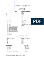 Kunci Jawaban Agama Hindu Kelas 1 - SMT 2 - Edit Ok - Dps