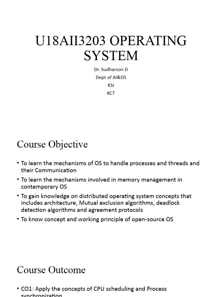 Os Unit1 | PDF | Process (Computing) | Scheduling (Computing)