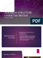 Agrarian Structure Under The British