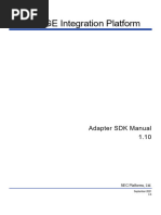 Adapter SDK Manual (GVT 140327 001)