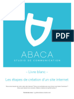 Abaca Studio Livre Blanc Etapes Site Internet