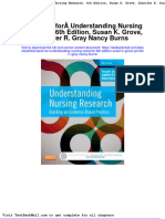 Full Test Bank For Understanding Nursing Research 6Th Edition Susan K Grove Jennifer R Gray Nancy Burns PDF Docx Full Chapter Chapter