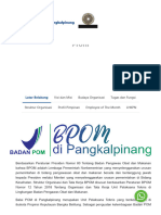 Profil - Balai POM Di Pangkalpinang