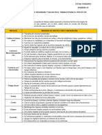 Recomendaciones de Seguridad de Auxiliar de Oficina