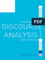 Introduction Discourse Analysis