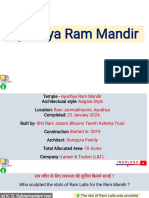 Ram Mandir Mcqs