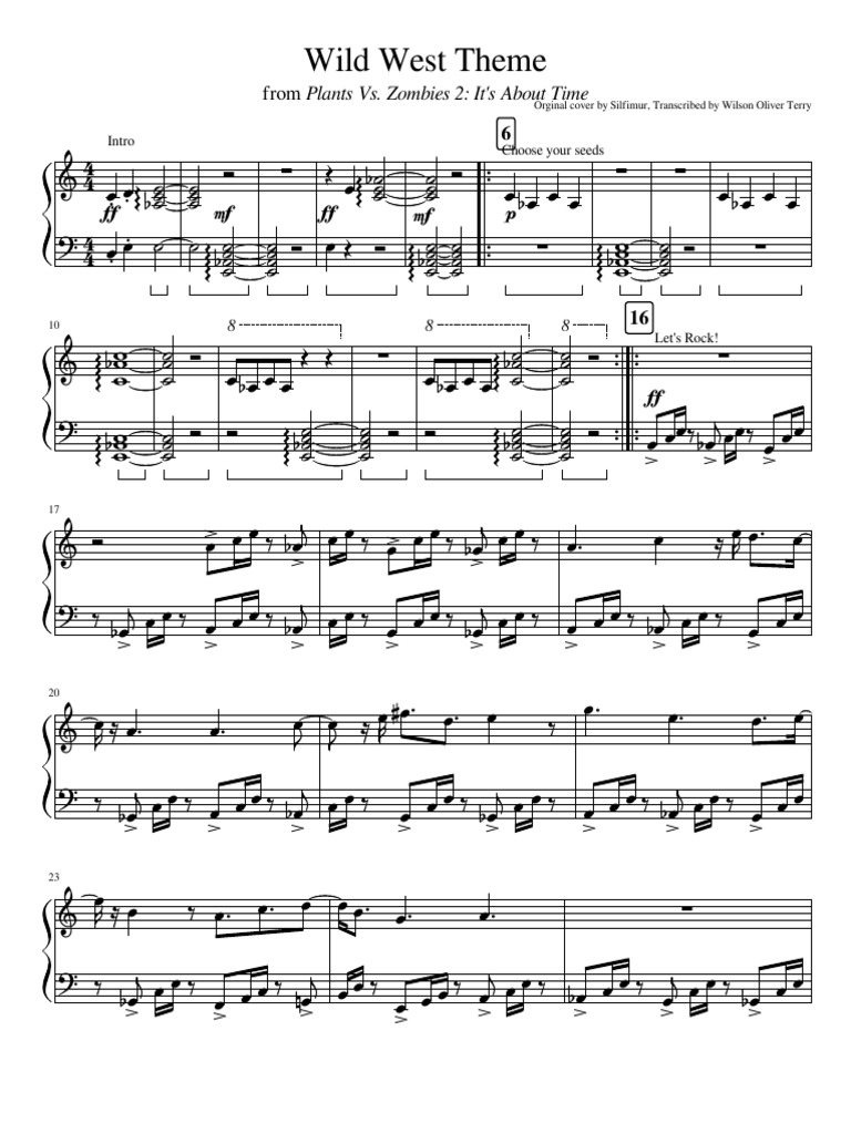 Wild West Theme Wip Pdf