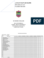 Daftar Kelas Dan Daftar Hadir Siswa - B.inggris 1-6