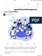 19 Types of Organizational Meetings and Their Importance