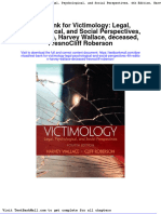 Test Bank For Victimology: Legal, Psychological, and Social Perspectives, 4Th Edition, Harvey Wallace, Deceased, Fresnocliff Roberson