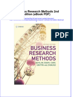 Full Download Business Research Methods 2Nd Edition Ebook PDF Ebook PDF Docx Kindle Full Chapter