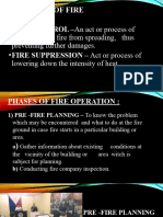 Phases of Fire Operation